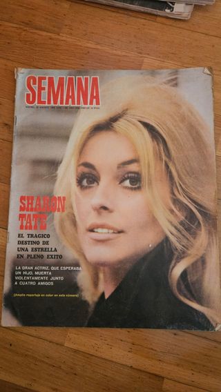 REVISTA SEMANA Nº Sharon tate Manson