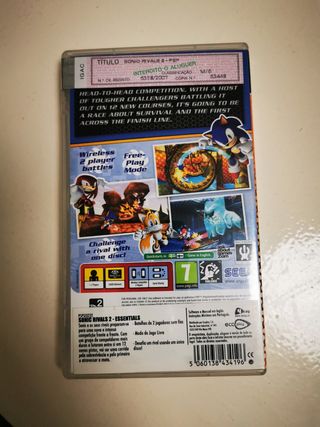 Jogo PSP Sonic Rivals 2