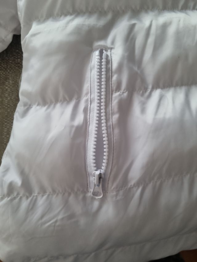 Chaqueton acolchado blanco