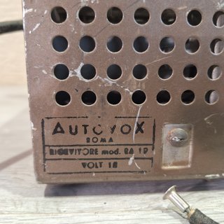 Autoradio d'epoca Autovox RA19 Vintage