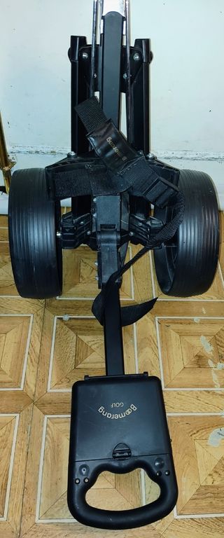 Bolsa golf con palos y carrito