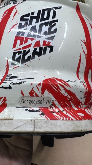 Casco motocross Shot Talla Ym