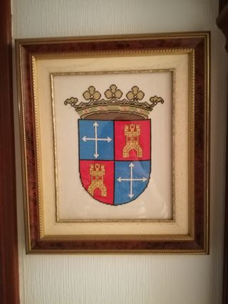 Escudo Palencia punto de cruz