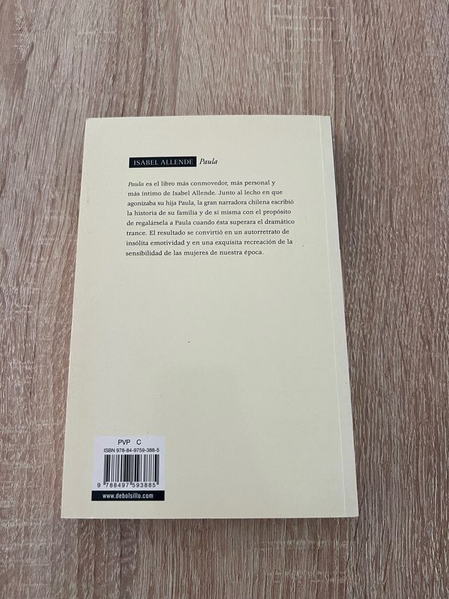 Libro Paula de Isabel Allende