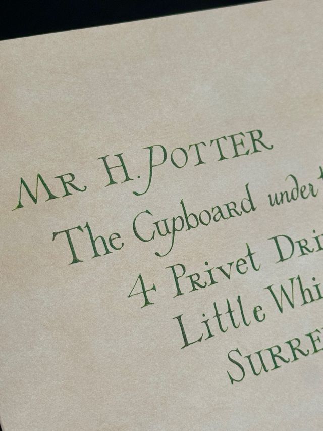 Harry Potter. Sobre de Hogwarts