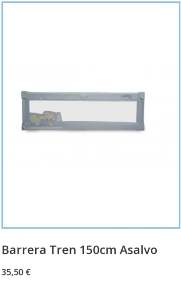 Barrera para camas para niños