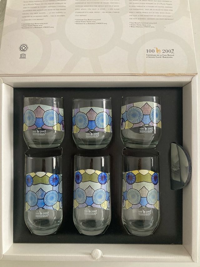 Vasos Casa Batlló Antoni Gaudí Barcelona