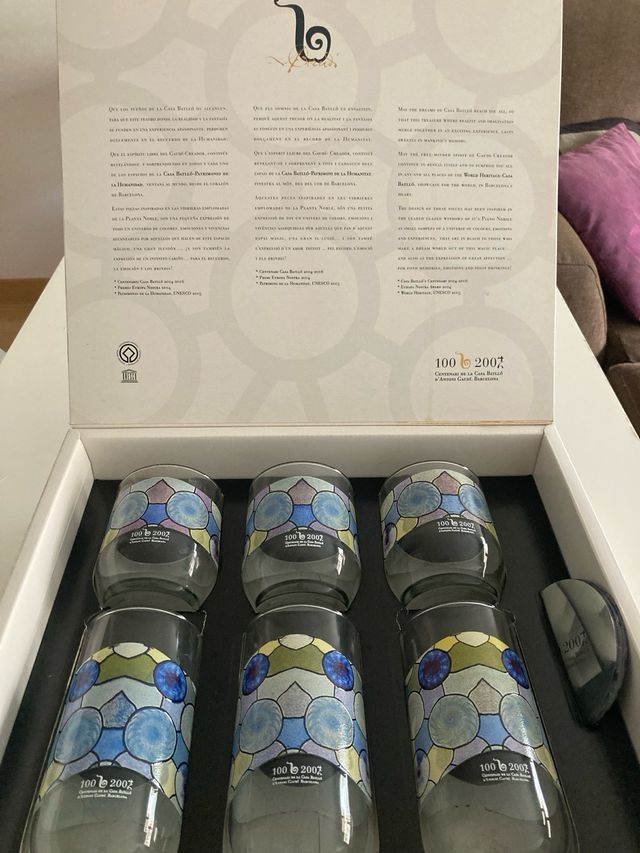 Vasos Casa Batlló Antoni Gaudí Barcelona