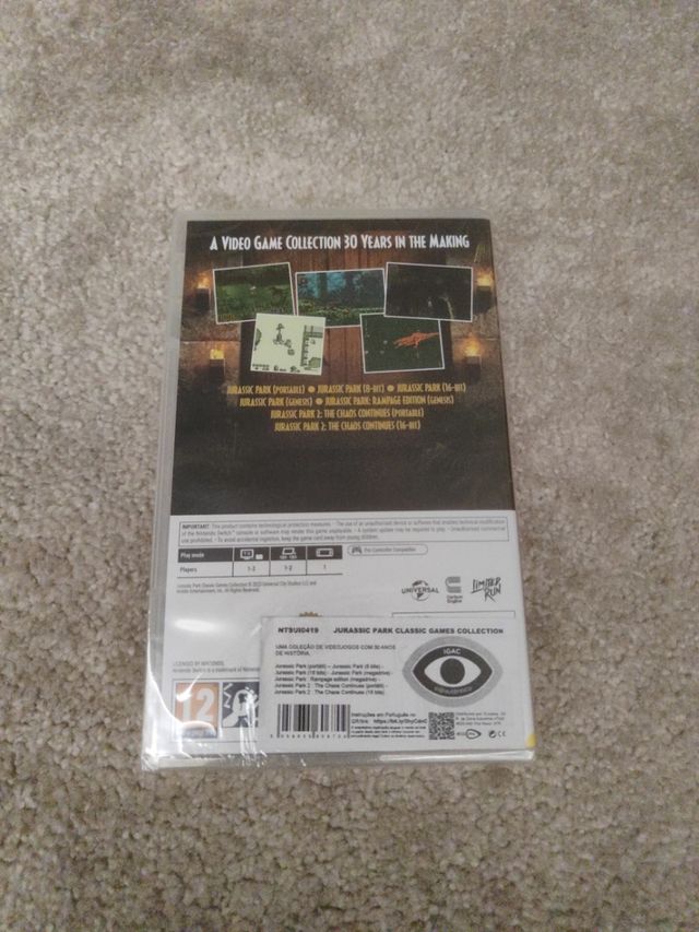 Jurassic Park Nintendo Switch