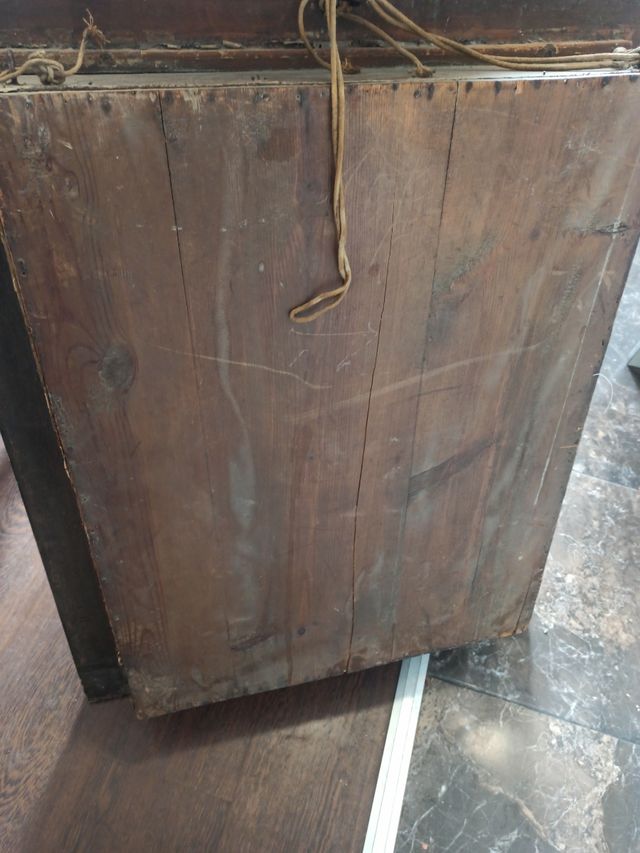 Antiguo cuadro virgen de pilar de plata