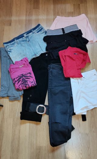 Lote caja ropa variada 10 prendas