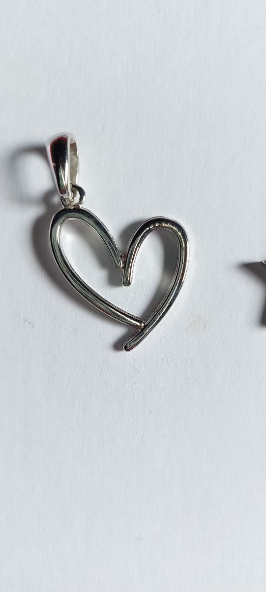 Ciondoli in acciaio stella cuore