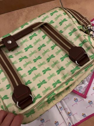 Bolso maternidad cambiador libélulas