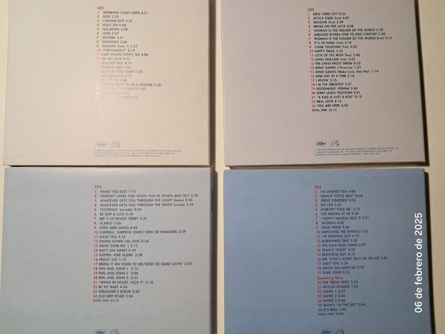 John Lennon Anthology caja 4 CD's