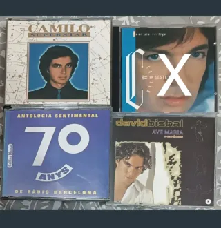 CD CAMILO SESTO , DAVID BISBAL RAREZA ..