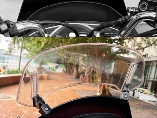 Extension parabrisas moto universal