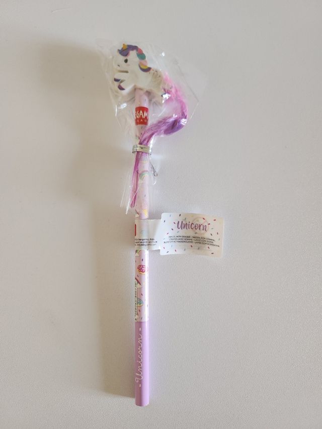 Matita con gomma unicorno