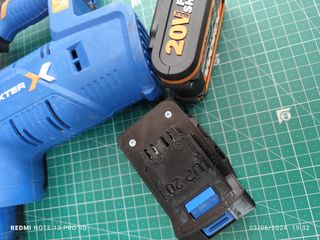 Adaptador dexter UP20-bateria worx
