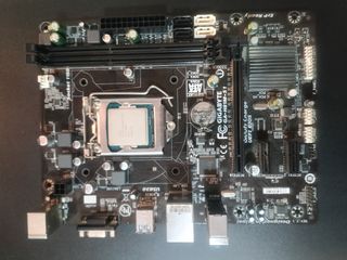 Placa base GIGABYTE GA-H81M-S1 + Procesador