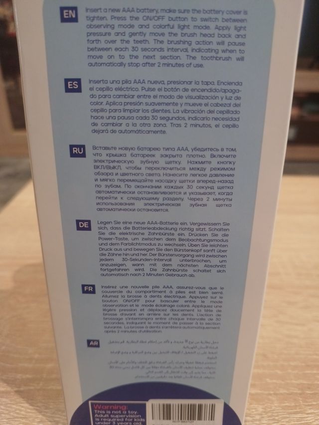 Cepillo electrónico infantil