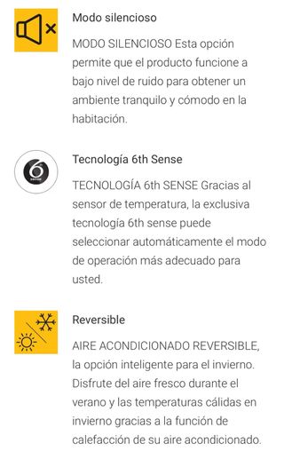 Aire acondicionado Whirpool