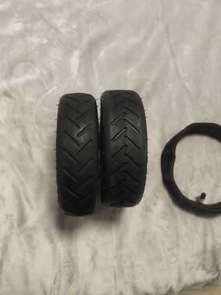 Cubierta y cámara aire patinete