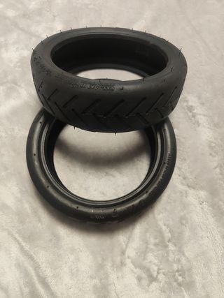 Cubierta y cámara aire patinete