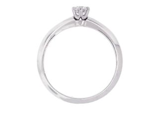 ANILLO COMPROMISO PLATINO CON DIAMANTE TIFFANYS