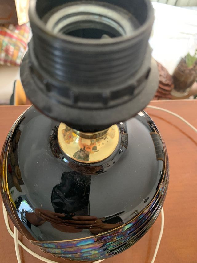 Lámpara de sobremesa vintage o artdeco