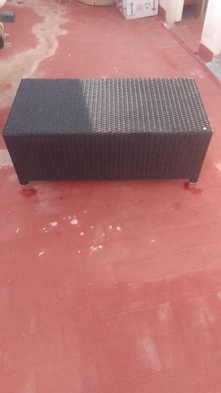 Mesa de exterior ratan