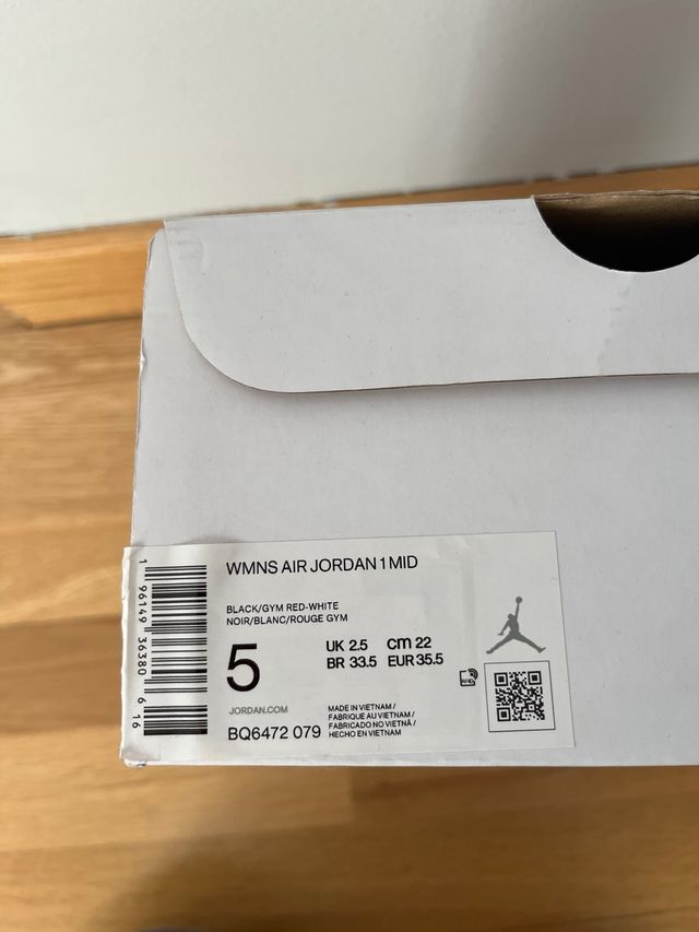Nike jordan niño zapatilla 35.5