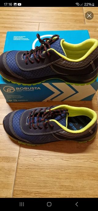 ZAPATO CALZADO SEGURIDAD ROBUSTA- Ancho Especial.
