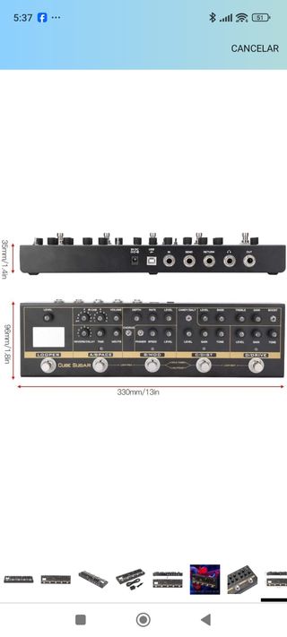 Pedales multiefectos for Guitarra