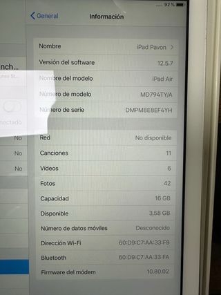 Ipad Air 3G 16GB