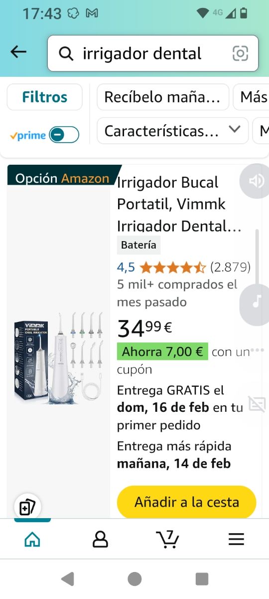 Irrigador bucal