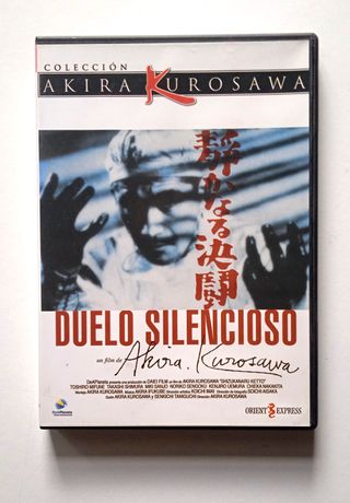 DVD Duelo silencioso de Akira Kurosawa