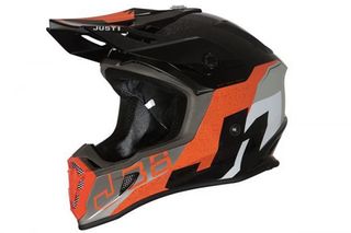CASCO JUST1 J38 KORNER ORANGE BLACK GLOSS