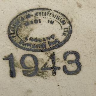 Antica caraffa ceramica olio vino bevande 1943