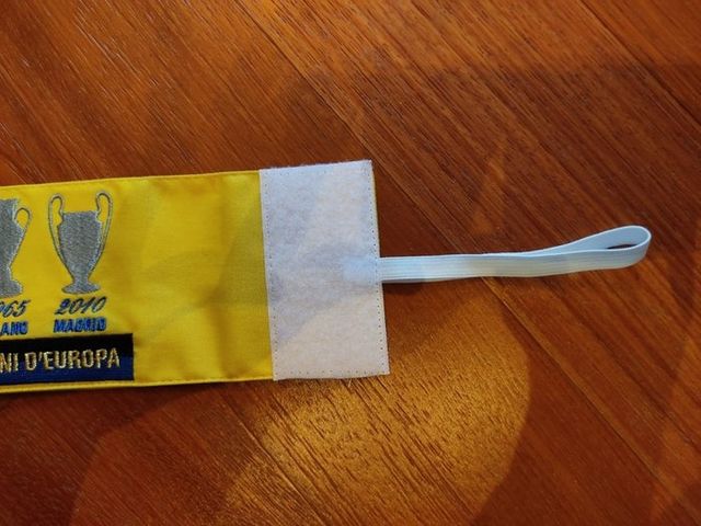 Fascia Javier Zanetti Inter autografata