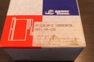 Antiguo Afilalapices escritorio POWER STONE