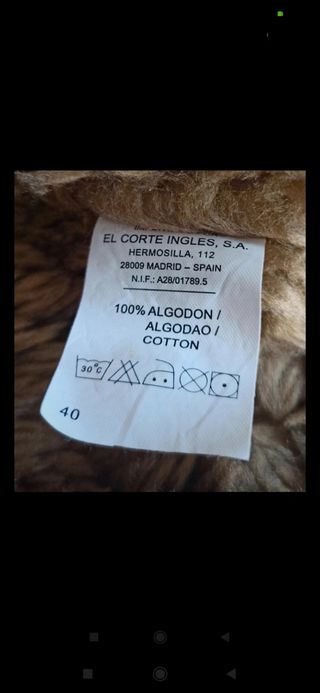 Chamarra vintage de pana, de algodón