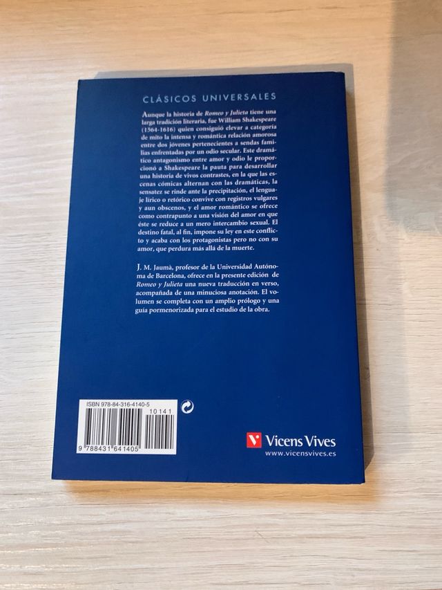Romeo Y Julieta N/c Clasicos Hispanicos