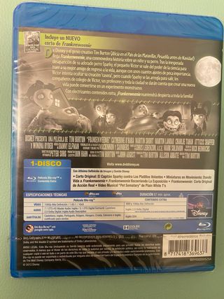 Bluray Frankenweenie Disney