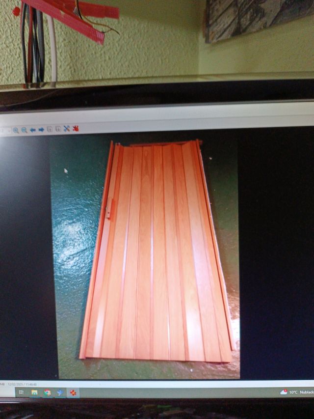 2 puertas pregables madera roble