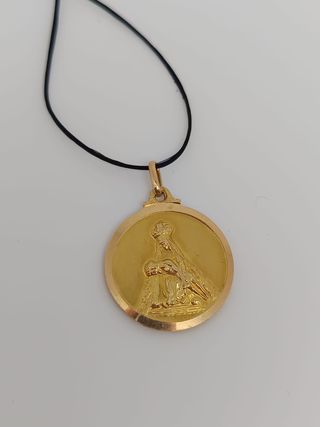 J-0657 Escapulario Virgen con Cristo