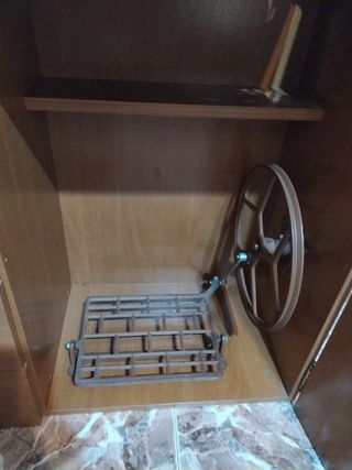 Maquina de coser antigua hexagon, muy buen estado
