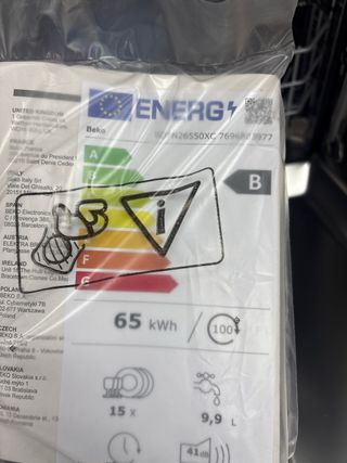 Lavavajillas Beko inox