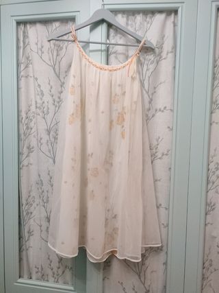 Camisón vintage doble capa 