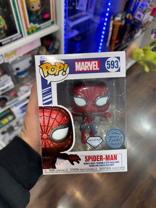Funko Pop Spiderman 593 Marvel
