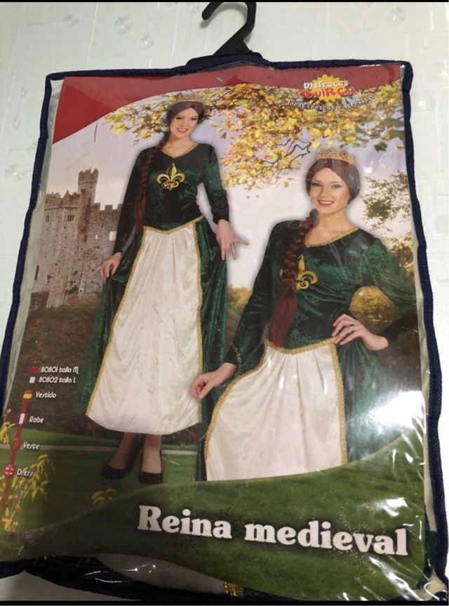 Disfraz mujer medieval M